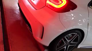 【Mercedes Benz A45 AMG】Stock Exhaust Sound [upl. by Akinas416]