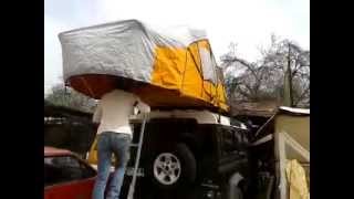 carpa de techo chilena roof tent para todo vehiculo quotcualquiera puede abrirla quot [upl. by Dietz]