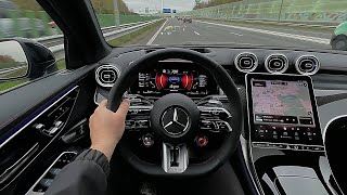 THE NEW MERCEDES GLC 63 S AMG PERFORMANCE TEST DRIVE [upl. by Wulfe510]