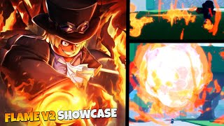 FLAME V2 SHOWCASE FRUIT BATTLEGROUNDS [upl. by Ecirtaed]