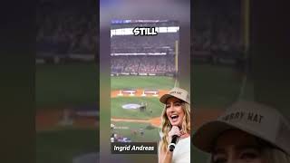 Ingrid Andress  National Anthem 2024 MLB Home Run Derby 🇺🇸  IngridAndress [upl. by Ordisi]