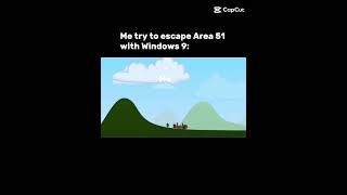 Me try to escape Area 51 with Windows 9 bfdia windows microsoft objectshow viral popular [upl. by Crescen]