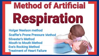 Artificial Respiration Methods  कृत्रिम श्वसन की विभिन्न विधियाँ [upl. by Lednahs697]