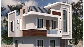 600 sqft double storey corner 4 bhk house for sale in Lucknow hardoi 6 lane highway [upl. by Barayon]