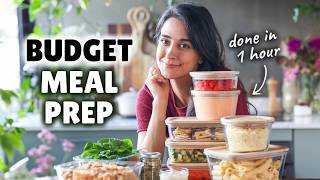 MEAL PREP  10 healthy meals in 1 HOUR  PDF guide [upl. by Tessil]