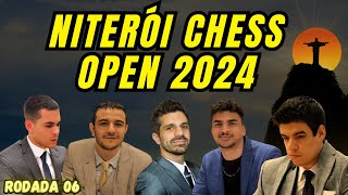 LUTA TERRÍVEL PELA LIDERANÇA  Niterói Chess Open 2024  XADREZ AO VIVO [upl. by Leirda]