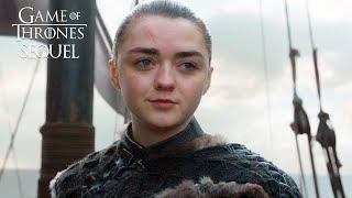 GAME OF THRONES ARYA STARK SEQUEL ANNOUNCEMENT [upl. by Hooge]