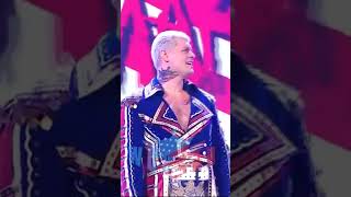 CODY THEME WITH THE CROWD  😮‍💨 wwe wrestling aew wrestlemania themesong france crowd [upl. by Llenil748]