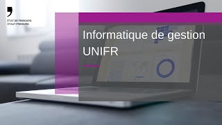 Informatique de gestion UNIFR [upl. by Aoh]