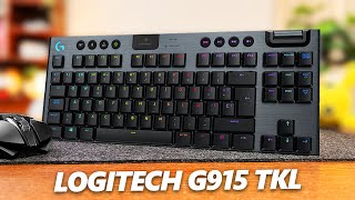 Logitech G915 TKL Review The Perfect Mechanical Keyboard [upl. by Thorlay]