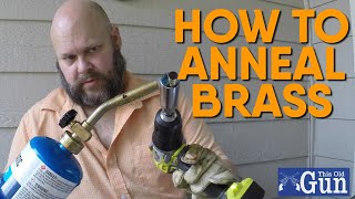 annealing brass a How to Video [upl. by Bentley]