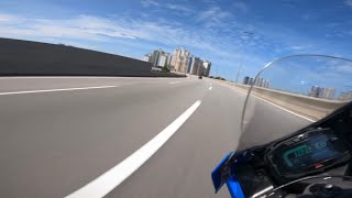 GSXR1000R Top Speed RAW ONBOARD [upl. by Murtha398]