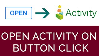 Open Activity on Button Click  Android Studio 212  2016 [upl. by Nirat]