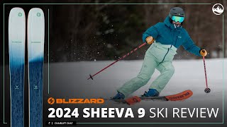 2024 Blizzard Sheeva 9 Womens Ski Review with SkiEssentialscom [upl. by Egag]