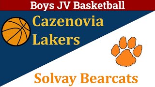 Boys JV Basketball vs Solvay  12052023 [upl. by Utica]