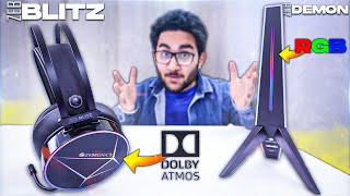 Gaming Headphones With Dolby Atmos amp 71 Surround Sound  Zebronics ZEBBlitz amp Demon Review [upl. by Nosretep]