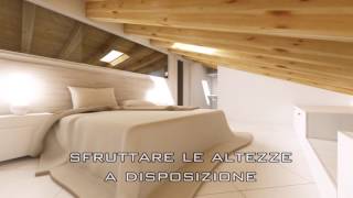 Come progettare una mansarda  Interior Design [upl. by Tisdale]