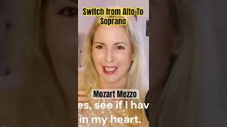 Switch from Alto to Soprano Opera Singer [upl. by Odrautse]