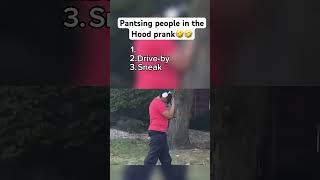 Top 3 HOOD PRANKS fyp foryou clips funny pranks [upl. by Iyre]