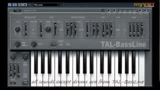 TALBassLine  Free VST  myVST Demo [upl. by Spooner]