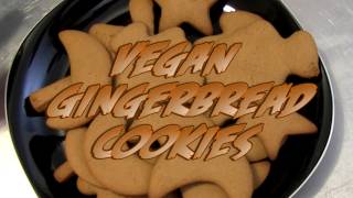 Gingerbread Cookie Recipe  Vegan  The Vegan Zombie [upl. by Howes689]