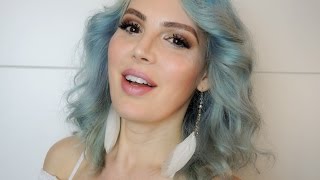 ICH FÄRBE MEINE HAARE BLAU 😱💙 LorealColorista AquaHair🐬💎 LIVE TEST [upl. by Ardnasirhc184]