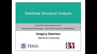 Nonlinear Structural Analysis  Performance Based Design of Tall Buildings 4 of 10 [upl. by Gael]