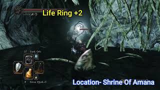 DARK SOUL 2 SOFTS  LIFE RING 2 LOCATION [upl. by Aicnatsnoc744]