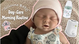 Silicone Baby DAYCARE Morning RoutineReborns World [upl. by Cilurzo]