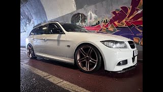 Modified BMW E91 330d Gets A Quick Exterior Detail [upl. by Breena]