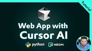 Build your first Web App with Cursor AI Python Virtual Machines and Neon Postgres [upl. by Llednil]