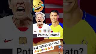 DOES RAPINOE DESERVE THIS🤣🔥😂🇺🇸😂🔥🤣 meganrapinoe rapinoe gowokegobroke comedy [upl. by Eehc787]