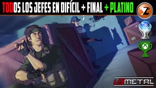 UNMETAL Todos los Jefes en Difícil  Logro  Trofeo Un tipo duro All Boss Battles HARD PLATINO 🏆 [upl. by Cloe222]