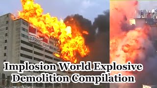 Implosion World Explosive Demolition Compilation [upl. by Sinegold]