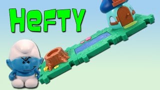 Smurfs Micro Village Hefty Starter Set Series 2 Review [upl. by Aneetsirhc]