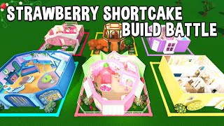 MEGA Strawberry Shortcake Bedroom BuildOff CHALLENGE [upl. by Fabiola]