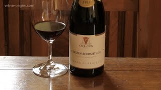 CrozesHermitage Grand Classique 2015 wine review [upl. by Annaya]