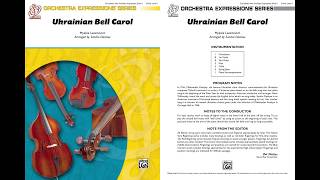 Ukranian Bell Carol arr Sandra Dackow – Score amp Sound [upl. by Allecnirp]