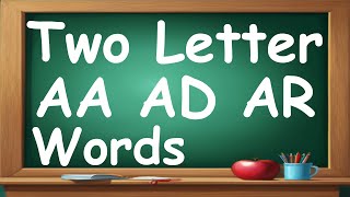 Sight Words Learn to Read Two Letter Words Letter A Words Alphabet Capital Letter A Words ABCD Blend [upl. by Adiana477]