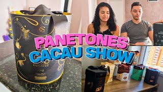 Provando Panetones da Cacau Show  Qual é o Melhor [upl. by Nyrrek]