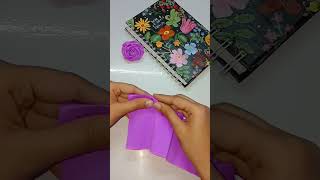 Crepe paper flowers 💐  crafter ranjhan flowers [upl. by Anrev]