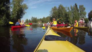 Kayaking with Botnia Canoe in Jakobstad Finland GoPro HD [upl. by Otrebire]