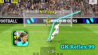 Potw GK N Pope 🔥 OP Reflex  eFootball2024 Mobile [upl. by Ahsieken55]