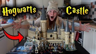 Building the Harry Potter Lego Hogwarts Castle 71043 [upl. by Jeddy]