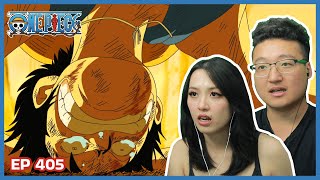 WHAT HAPPENED END OF THE STRAWHATS  One Piece Episode 405 Couples Reaction amp Discussion [upl. by Ardie]