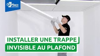 Comment poser une trappe de visite au plafond avec Gyptone® Trap  I Les Tutos Placo® [upl. by Ihteerp]