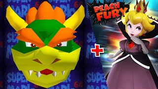 Super Bowser 64  Peach Fury  Full Game Walkthrough HD [upl. by Eilitan182]