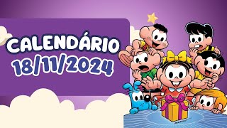 CALENDÁRIO DE 18 DE NOVEMBRO DE 2024 ALUNONOTADEZ10 ensinofundamental [upl. by Ainnet473]