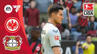 FC 24  EINTRACHT FRANKFURT vs BAYER LEVERKUSEN  BUNDESLIGA PS5 [upl. by Melda]