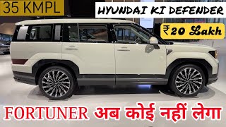 Hyundai New 7 Seater HYBRID SUV  ₹20 Lakh  35KMPL Mileage  2024 Hyundai santa fe Fortuner Killer [upl. by Eyr]